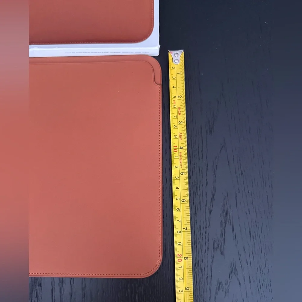 Apple Tan Leather Sleeve for MacBook - Picture 6 of 6